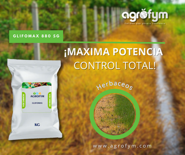 GLIFOMAX 880 SG: Control Total de Malezas con la Máxima Potencia