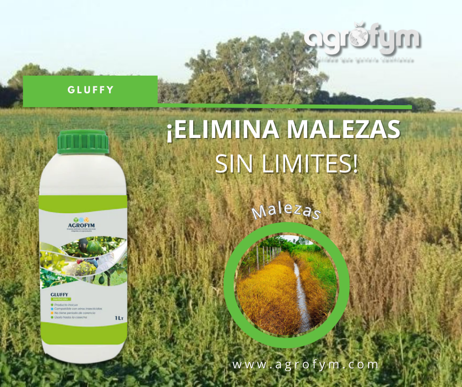 GLUFFY: El herbicida no selectivo para un control eficaz de malezas